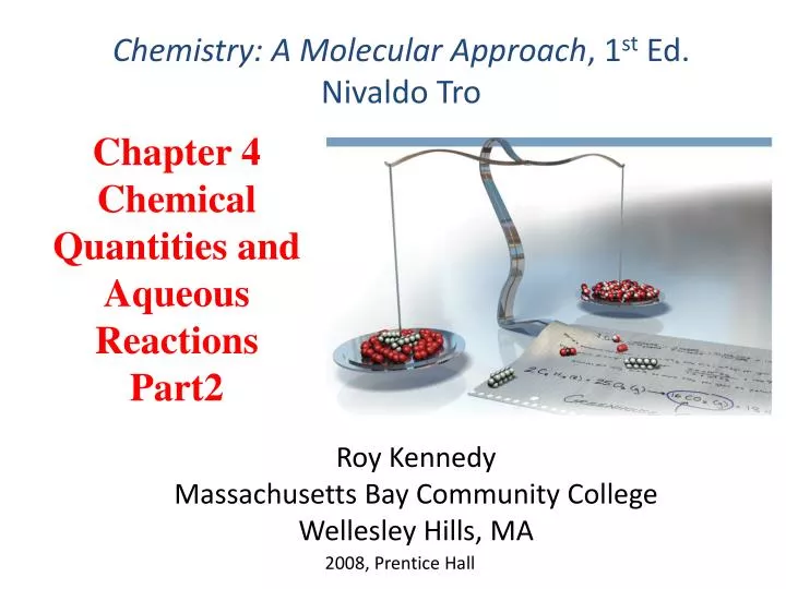 chapter 4 chemical quantities and aqueous reactions part2