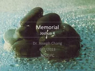Memorial Joshua 4