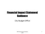 Comprehensive Fiscal Impact Guidance for City Legislation - slide 1