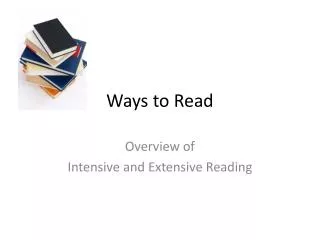 Ways to Read