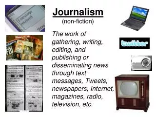Journalism (non-fiction)