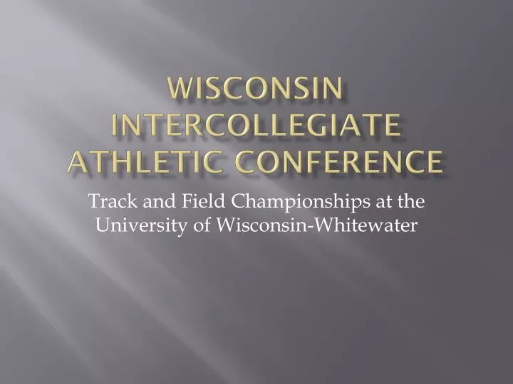 wisconsin intercollegiate athletic conference