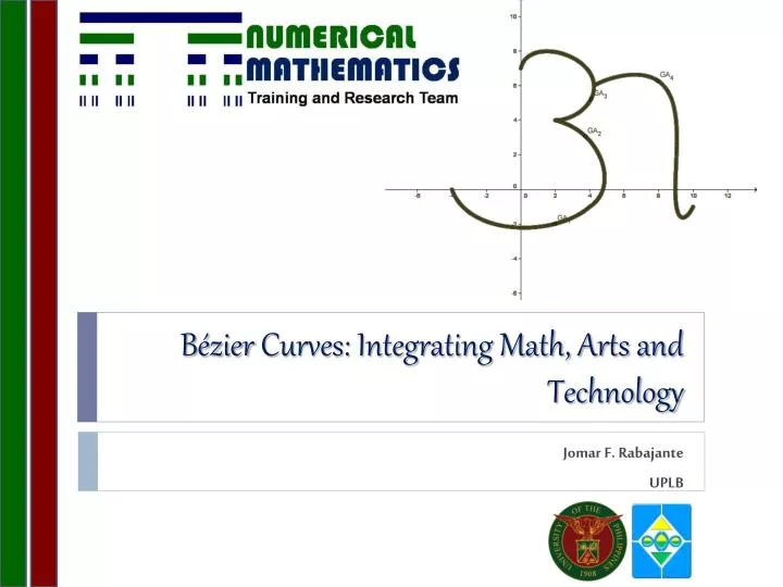 b zier curves integrating math arts and technology