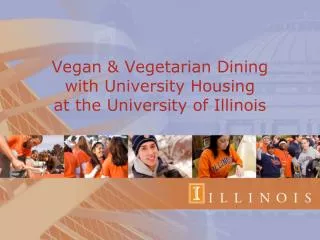 Vegan &amp; Vegetarian Dining with University Housing at the University of Illinois