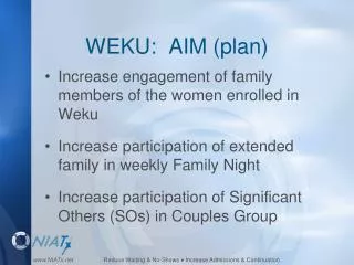 WEKU: AIM (plan)