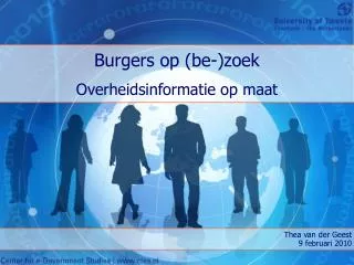 burgers op be zoek