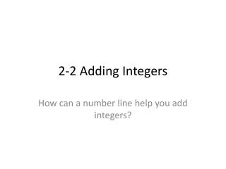 2 2 adding integers
