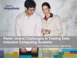 Panel: Grand Challenges in Testing Data-intensive Computing Systems