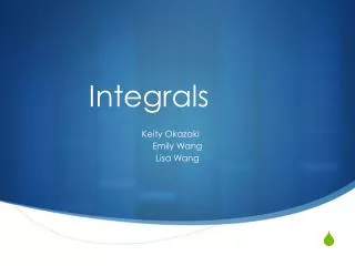 Integrals