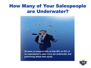 How Many of Your Salespeople are Underwater?
