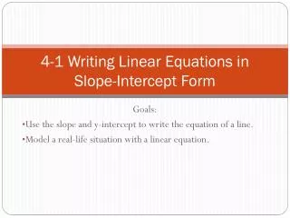 Ppt Writing Linear Equations In Point Slope And Standard Forms Powerpoint Presentation