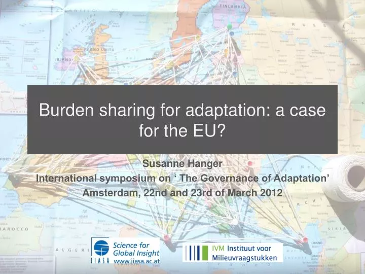 burden sharing for adaptation a case for the eu