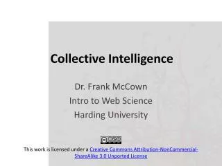 Collective Intelligence