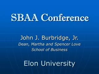 SBAA Conference