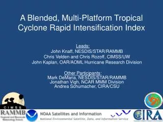 A Blended, Multi-Platform Tropical Cyclone Rapid Intensification Index
