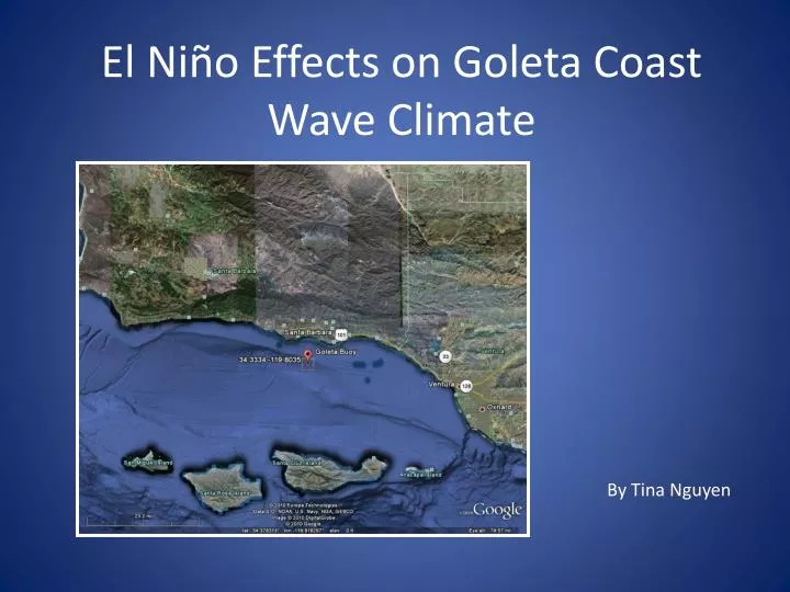 el ni o effects on goleta coast wave climate