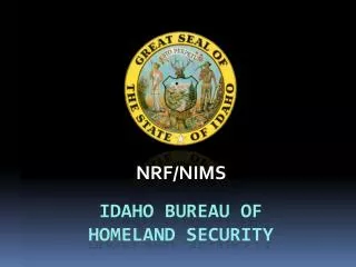 Idaho Bureau of Homeland Security