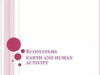 ecosystems