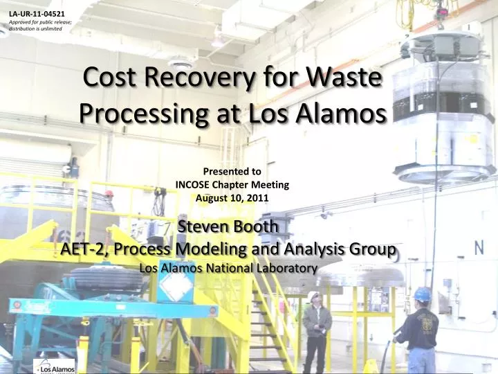 cost recovery for waste processing at los alamos