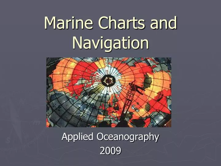 marine charts and navigation