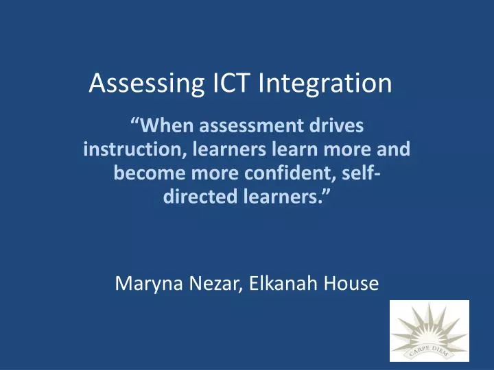 assessing ict integration