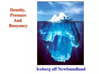 Iceberg off Newfoundland
