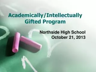 academically intellectually gifted program