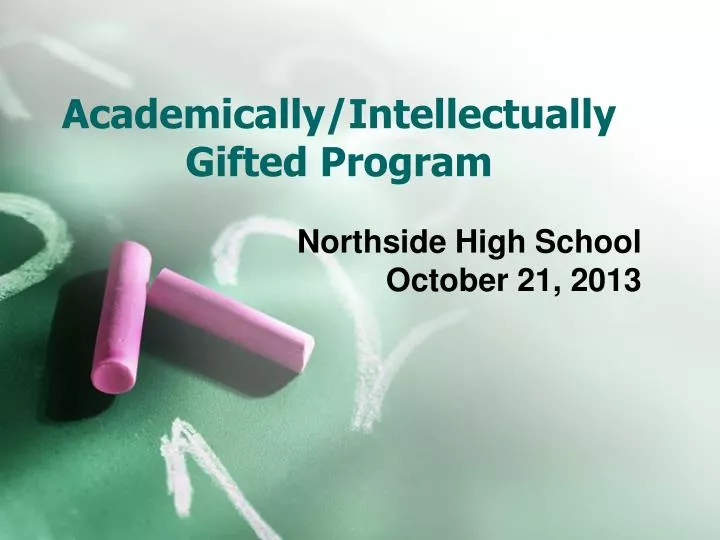 academically intellectually gifted program