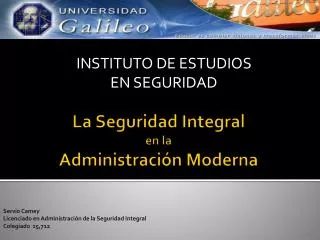 instituto de estudios en seguridad