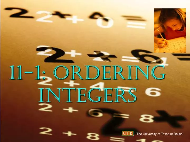 11 1 ordering integers