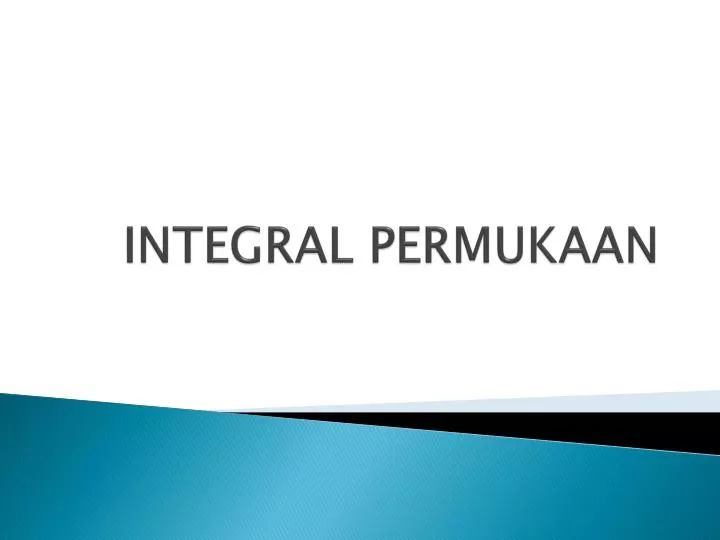 integral permukaan