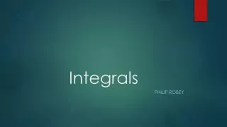 Integrals