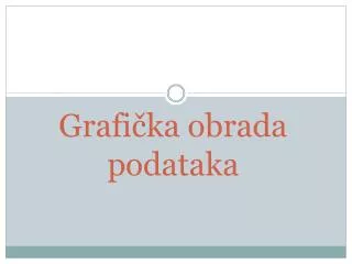 grafi ka obrada podataka