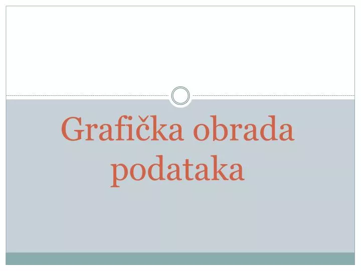 grafi ka obrada podataka