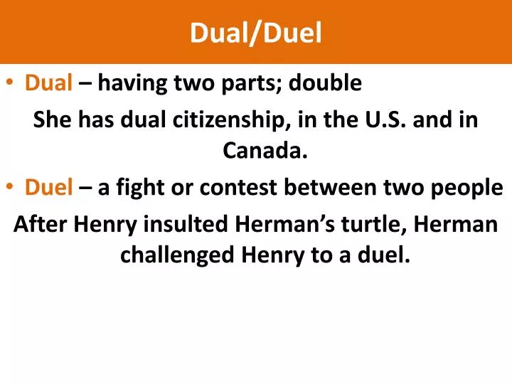 dual duel