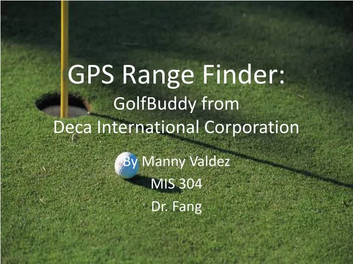 gps range finder golfbuddy from deca international corporation