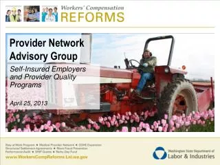 Provider Network Advisory Group