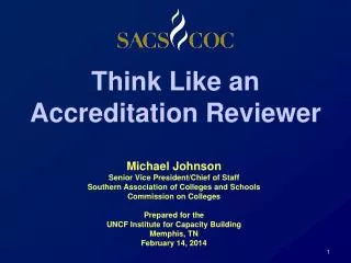 Think Like an Accreditation Reviewer