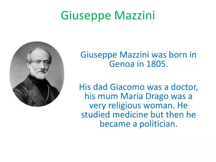 giuseppe mazzini