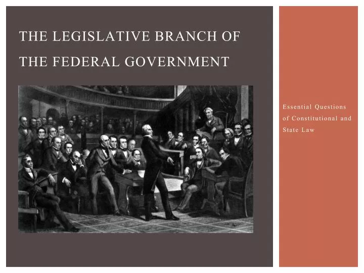 the legislative branch of the federal government