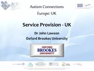 Autism Connections Europe: UK