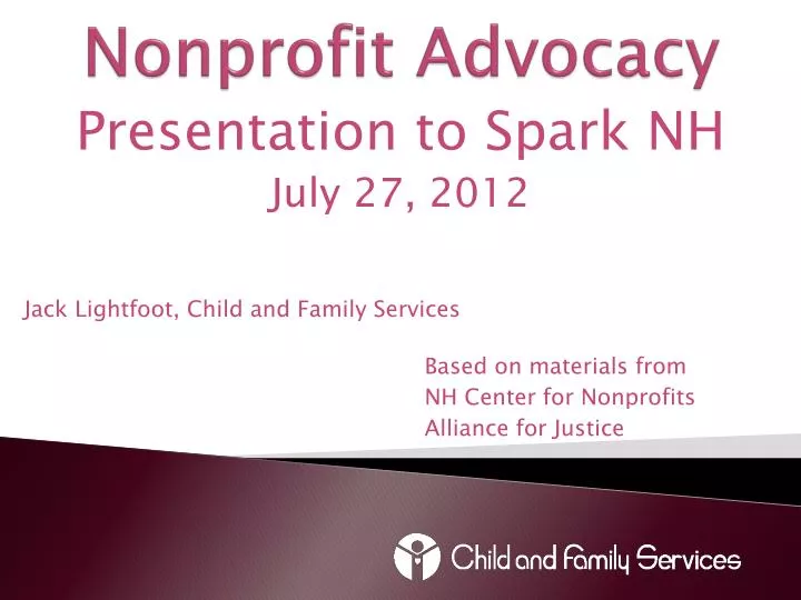 nonprofit advocacy