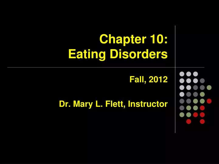 chapter 10 eating disorders