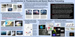 An Introduction to Thunderstorms and Severe Weather Forecasting