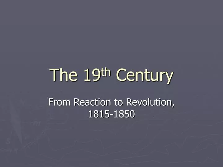 the 19 th century