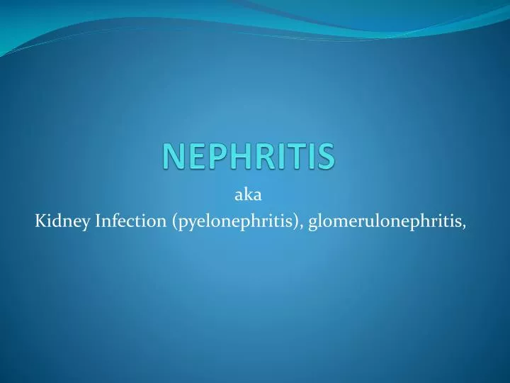nephritis
