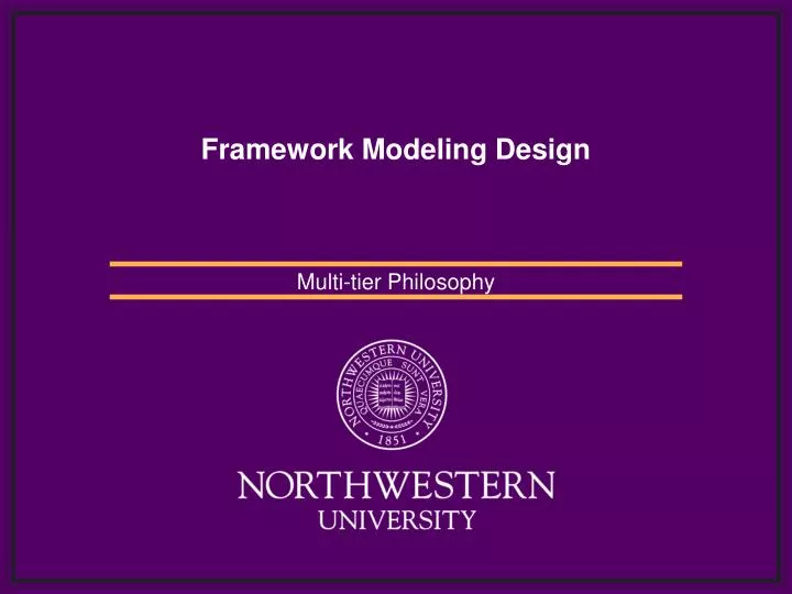 framework modeling design