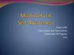 Multicultural Self-Awareness - slide 1