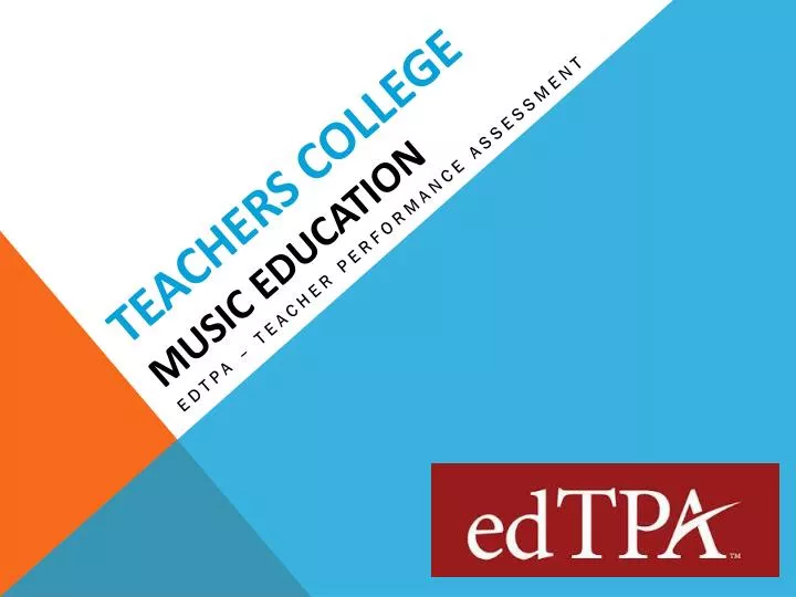 teachers college music education