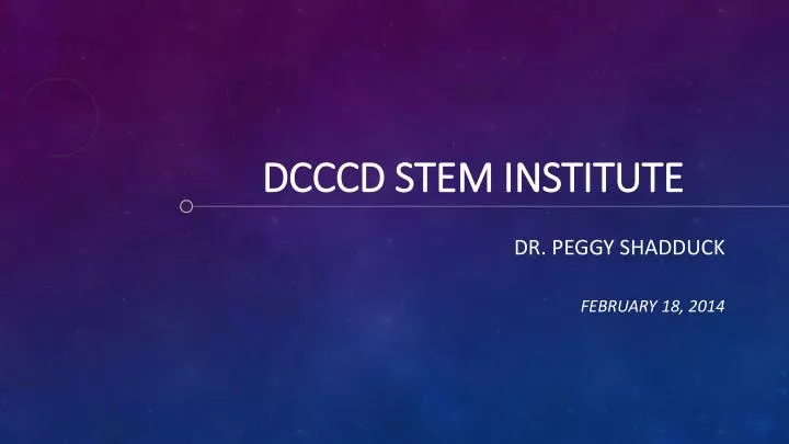 dcccd stem institute